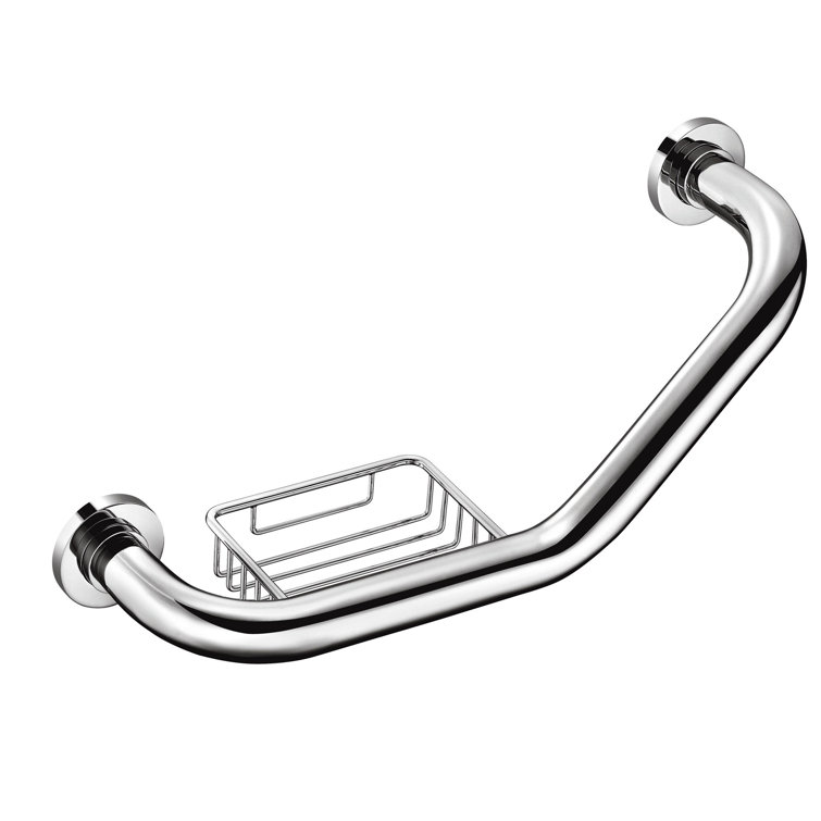 Belfry Bathroom Grab Rail With Soap Dish Grab Bar & Reviews Wayfair.co.uk